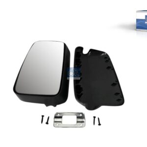 DT Spare Parts 3.86227 Main mirror, right, heated, electrical, R: 1200 mm