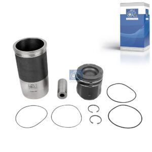 DT Spare Parts 3.90022 Piston with liner, D: 128 mm