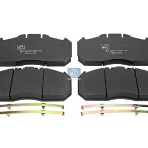 DT Spare Parts 3.96400 Disc brake pad kit, W: 250 mm, S: 30 mm, H: 118 mm