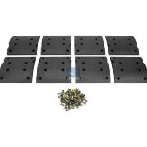 DT Spare Parts 3.96446SP Drum brake lining kit, axle kit - oversize, W: 180 mm, S: 17.7 mm