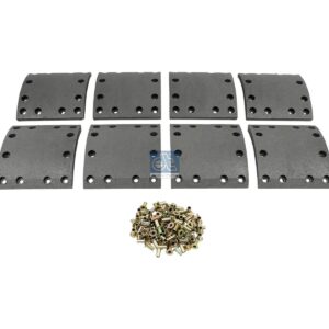 DT Spare Parts 3.96486 Drum brake lining kit, axle kit, W: 160 mm, S: 16.5 mm