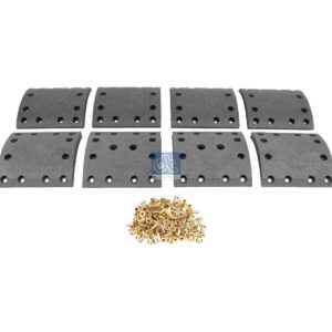 DT Spare Parts 3.96487 Drum brake lining kit, axle kit, W: 180 mm, S: 16.5 mm