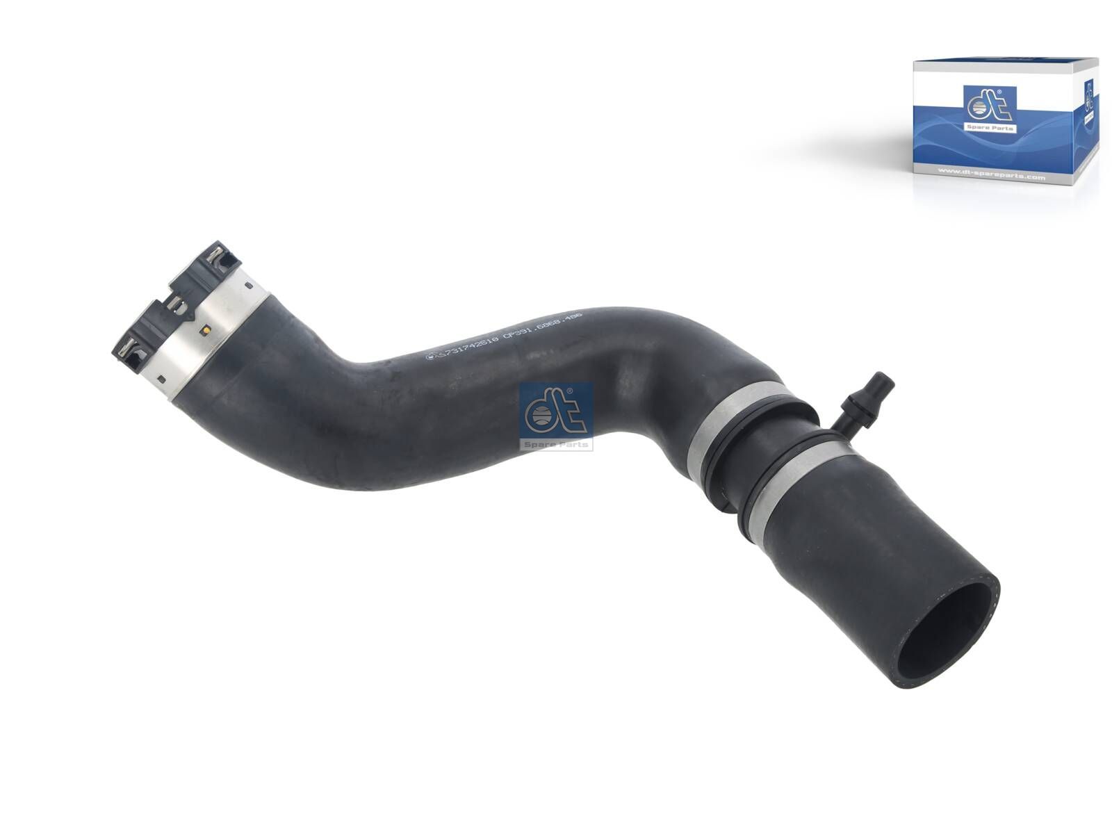 DT Spare Parts 4.00486 Radiator hose, retarder
