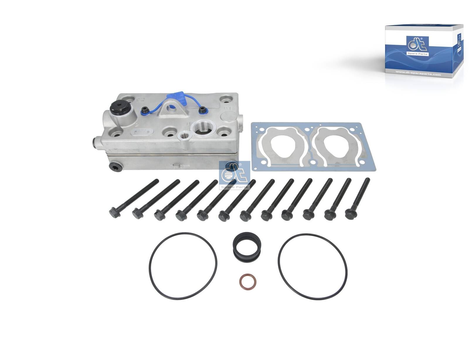 DT Spare Parts 4.00640 Cylinder head, compressor, complete