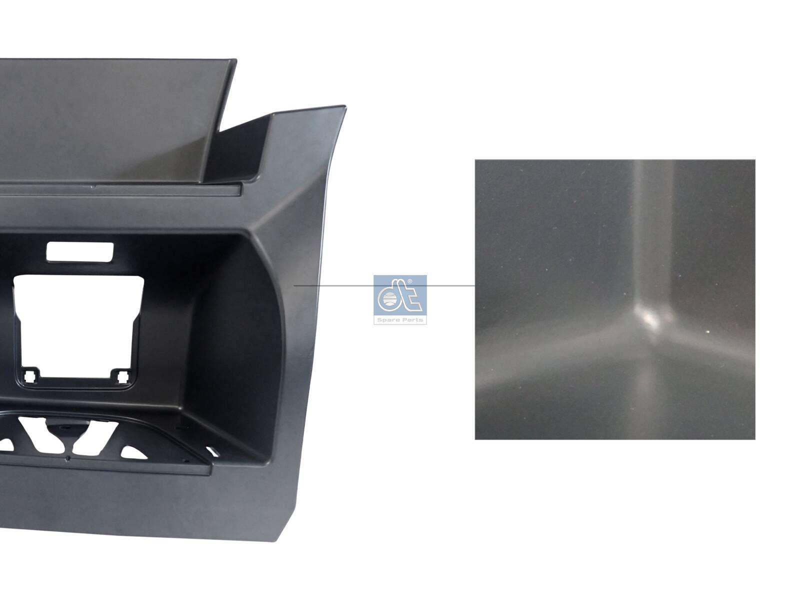 DT Spare Parts 4.00922SP Step well case, left, high, grey