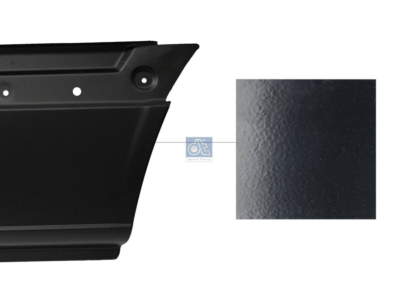 DT Spare Parts 4.01011 Cover, side panel, rear, lower right