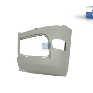 DT Spare Parts 4.01087SP Bumper corner, left, white