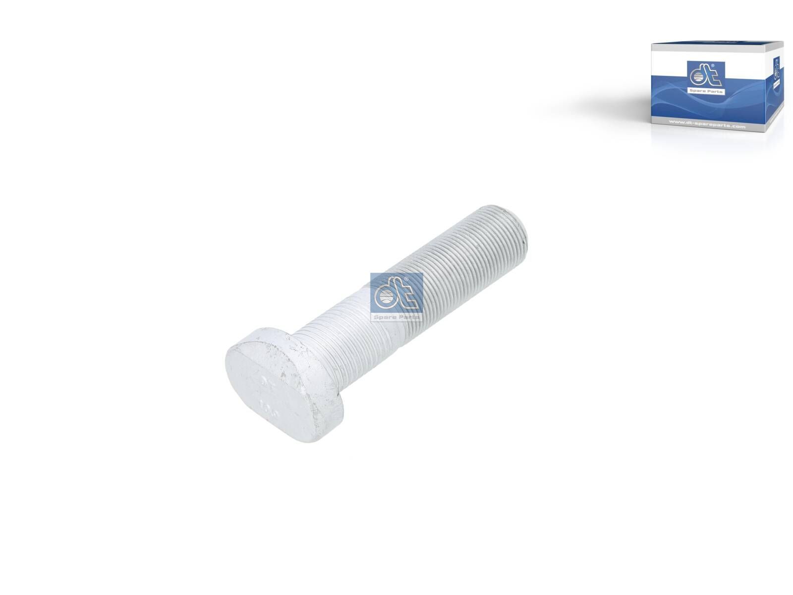 DT Spare Parts 4.01124 Wheel bolt, oval head, M22 x 1,5, LTh: 38 mm, Lu: 92 mm, L: 102 mm