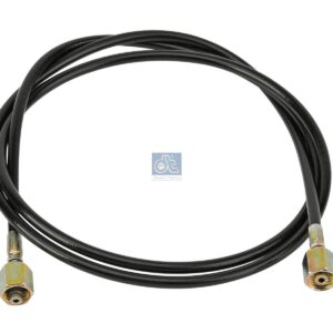 DT Spare Parts 4.10344 Hose line, cabin tilt, D: 5.9 mm, M12 x 1,5, M12 x 1,5, L: 1380 mm, L1: 1380 mm, 250 bar