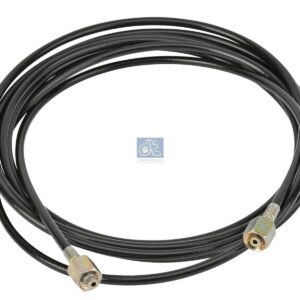 DT Spare Parts 4.10346 Hose line, cabin tilt, D: 5.9 mm, M12 x 1,5, M12 x 1,5, L: 4150 mm, L1: 4150 mm, 250 bar