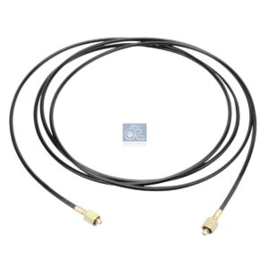 DT Spare Parts 4.10385 Hose line, cabin tilt, D: 6 mm, M12 x 1,5, M12 x 1,5, L: 3520 mm, L1: 740 mm, 210 bar