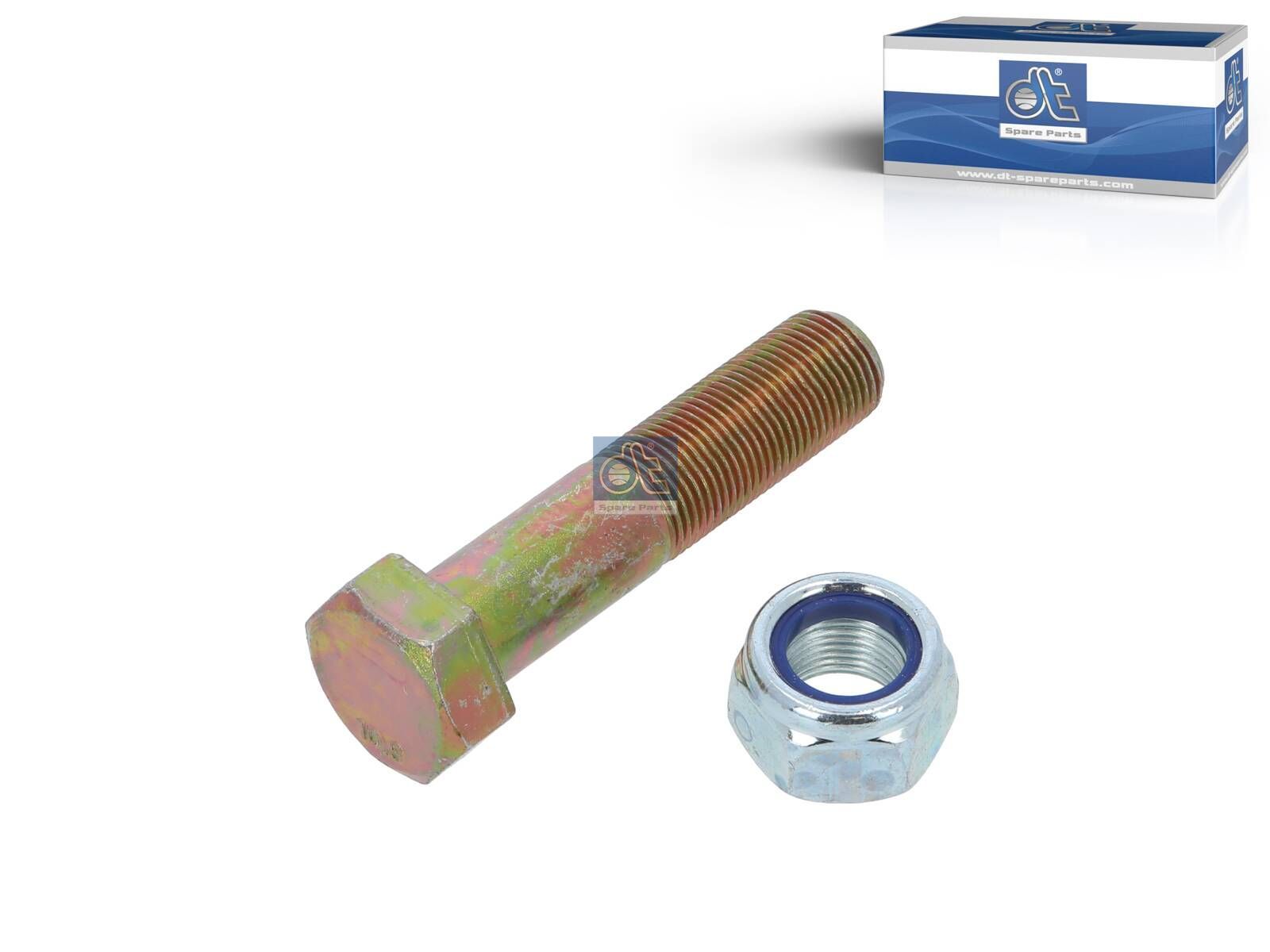 DT Spare Parts 4.40191 Screw with nut, M18 x 1,5, L: 80 mm, 10.9