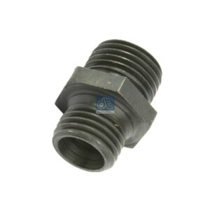 DT Spare Parts 4.40210 Stud coupling, D: 8 mm, M14 x 1,5, M16 x 1,5, SW: 19, H: 25 mm