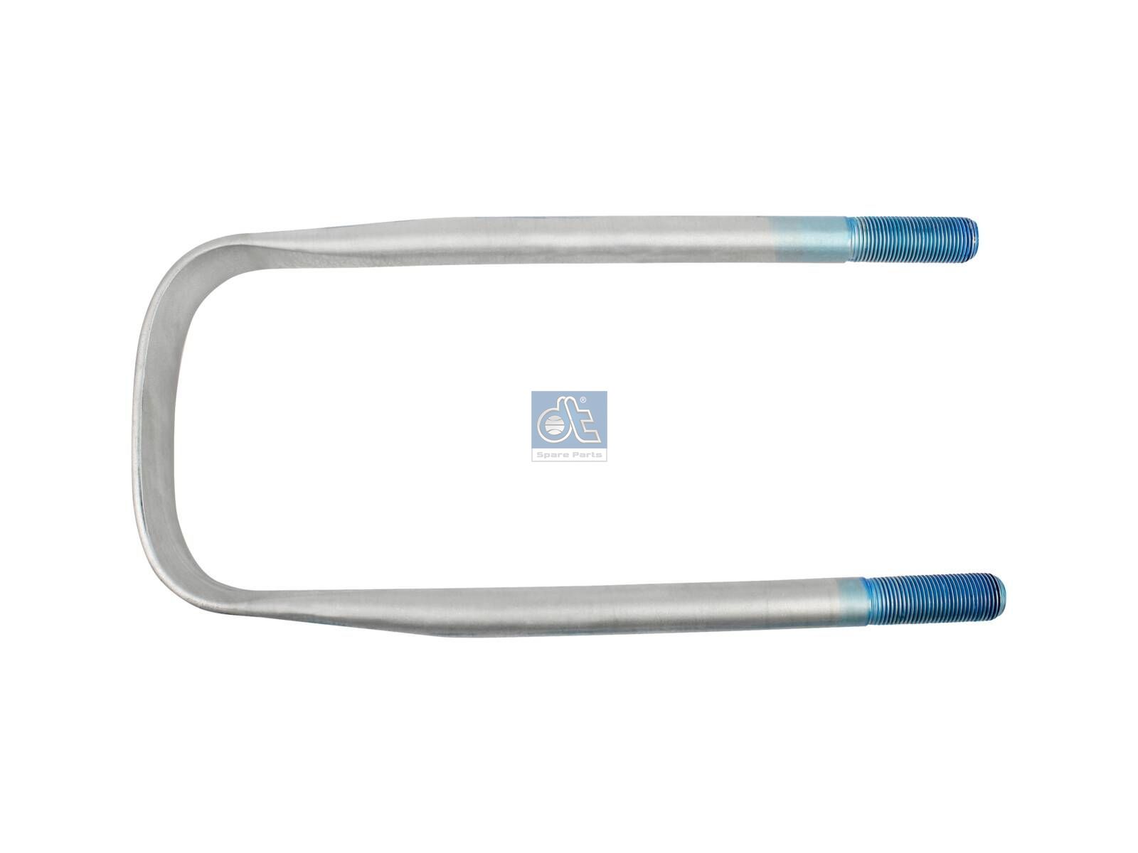 DT Spare Parts 4.40401 U-bolt, r: 35 mm, R: 350 mm, M24 x 2, LTh: 66 mm, L: 400 mm, w: 156 mm