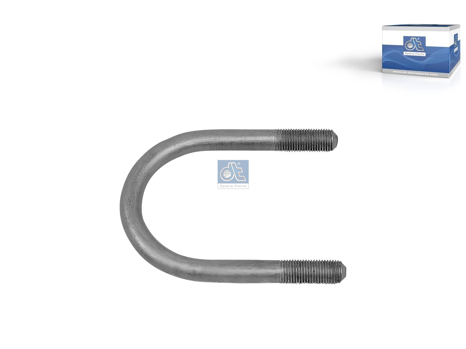 DT Spare Parts 4.40500 U-bolt, M14 x 1,5, LTh: 35 mm, L: 115 mm, w: 75 mm, 10.9