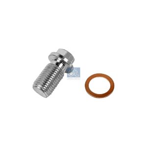 DT Spare Parts 4.40515 Screw plug, oil sump, M14 x 1,5