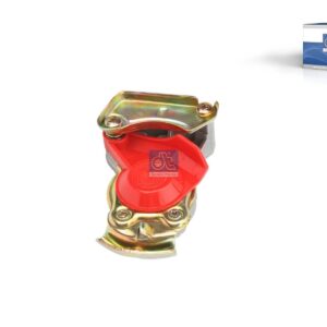 DT Spare Parts 4.60136 Palm coupling, red lid, M22 x 1,5, 8.5 bar