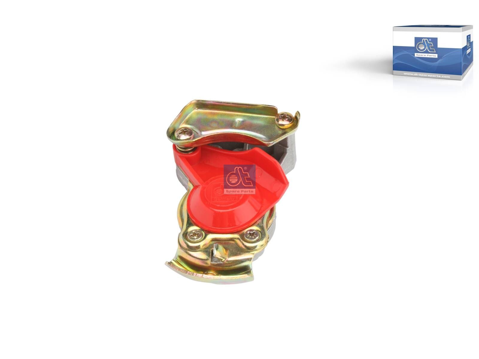 DT Spare Parts 4.60136 Palm coupling, red lid, M22 x 1,5, 8.5 bar