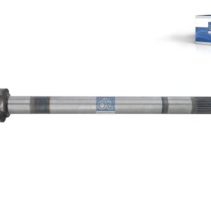DT Spare Parts 4.60405 Brake camshaft, left, D: 42 mm, L1: 544.5 mm, L2: 39.5 mm, L3: 491.5 mm, 26 teeth
