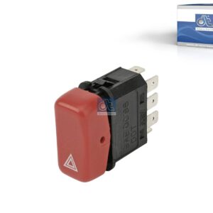 DT Spare Parts 4.60638 Hazard warning switch, 24 V, 8 poles
