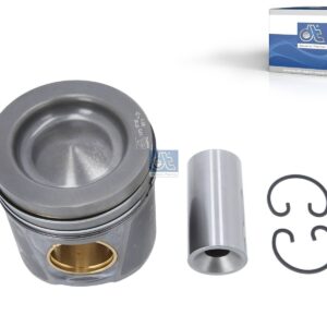 DT Spare Parts 4.61130 Piston, complete with rings, D: 128 mm, L: 135.1 mm