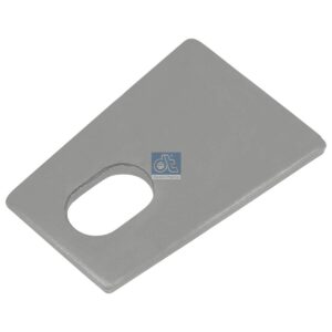 DT Spare Parts 4.61325 Locking sheet, L: 54 mm, W: 28 mm, S: 3.5 mm