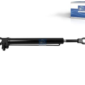 DT Spare Parts 4.61358 Cabin tilt cylinder, D: 42 mm, b: 42 mm, M12 x 1,5, L: 593 mm, 250 bar, Ls: 247 mm
