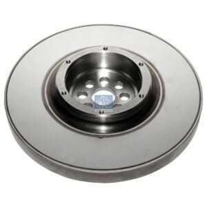 DT Spare Parts 4.61449 Vibration damper, d: 42 mm, D: 340 mm, 8 bores, b: 17.4 mm, P: 74 mm, H: 54.5 mm