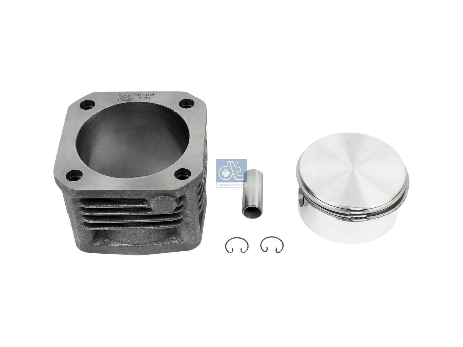 DT Spare Parts 4.61653 Piston and liner kit, compressor, D: 100 mm, H: 101 mm