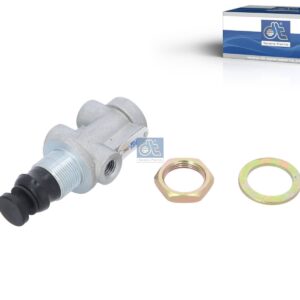 DT Spare Parts 4.61785 Exhaust brake valve, with plastic tappet, M12 x 1,5, M26 x 1,5, max. 10 bar, Ls: 5.7 mm, Lp: 46.9 mm