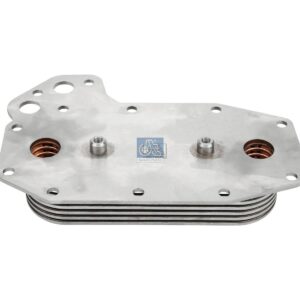 DT Spare Parts 4.61889 Oil cooler, without housing, L: 254 mm, W: 170 mm, T: 67 mm