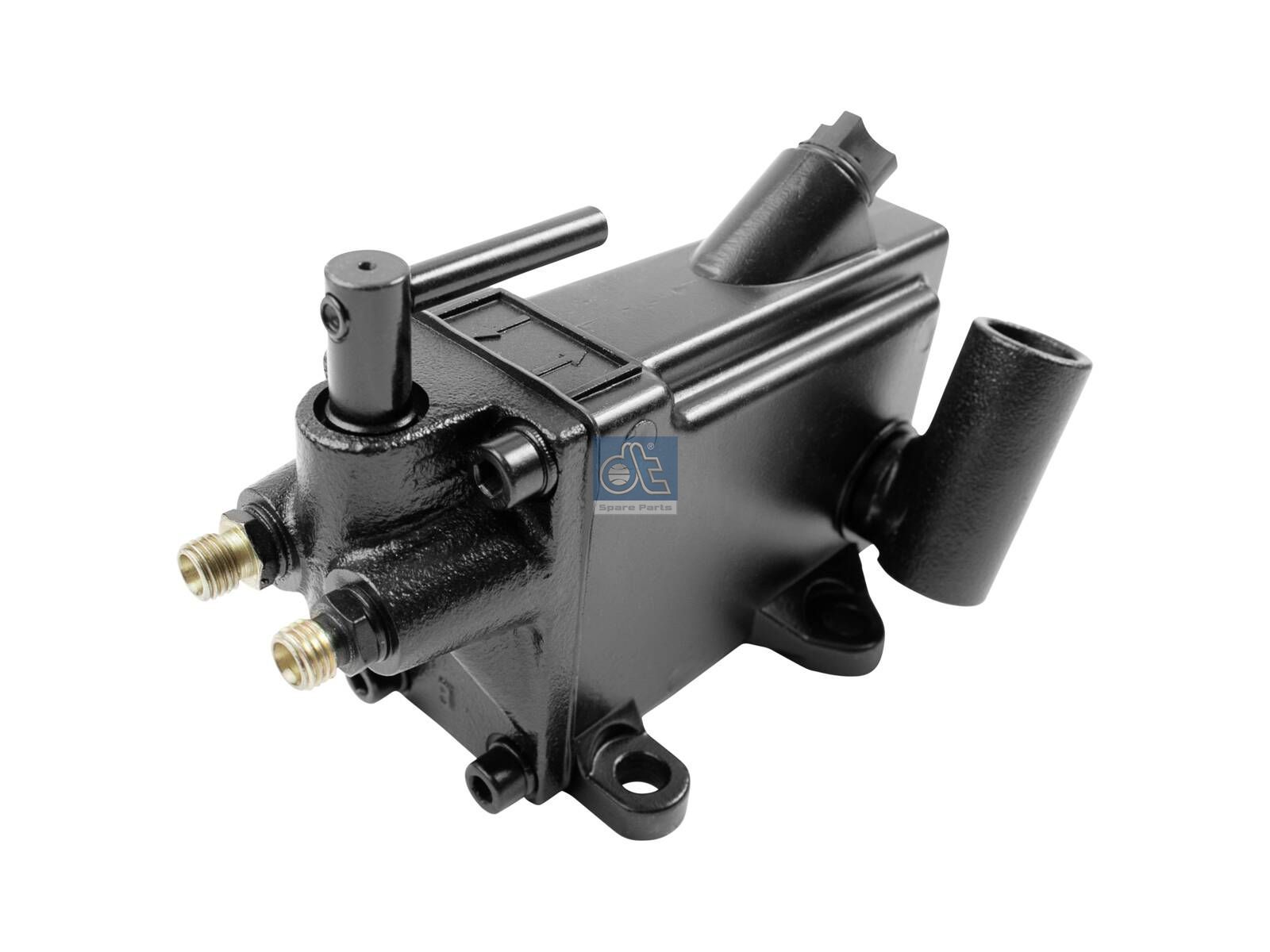 DT Spare Parts 4.62150 Cabin tilt pump, 280 ml, M12 x 1,5, M12 x 1,5, L: 94 mm, W: 56 mm, H: 205 mm, 400 bar