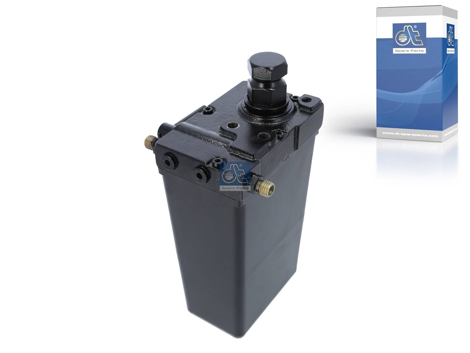 DT Spare Parts 4.62157 Cabin tilt pump, M10 x 1,5, L: 131 mm, H: 215 mm, 400 bar