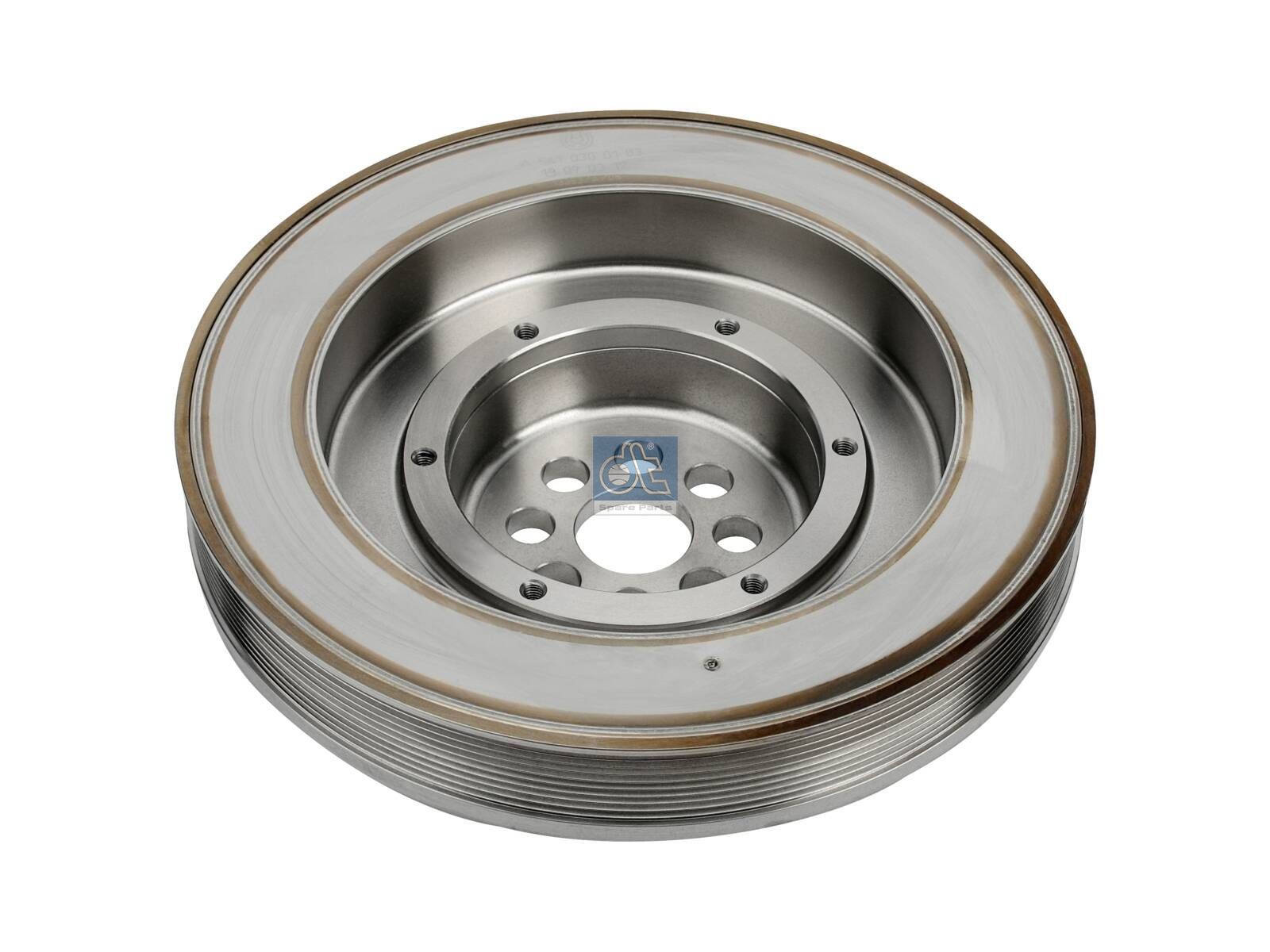 DT Spare Parts 4.62309 Vibration damper, d: 42 mm, D: 311 mm, P: 74 mm, S: 79 mm, 9 grooves