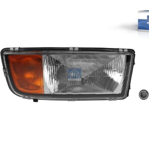 DT Spare Parts 4.62324 Headlamp, right, without bulbs, 24 V