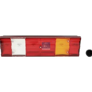 DT Spare Parts 4.62382 Tail lamp, right, with reverse alarm, with bulbs, 24 V, R10W