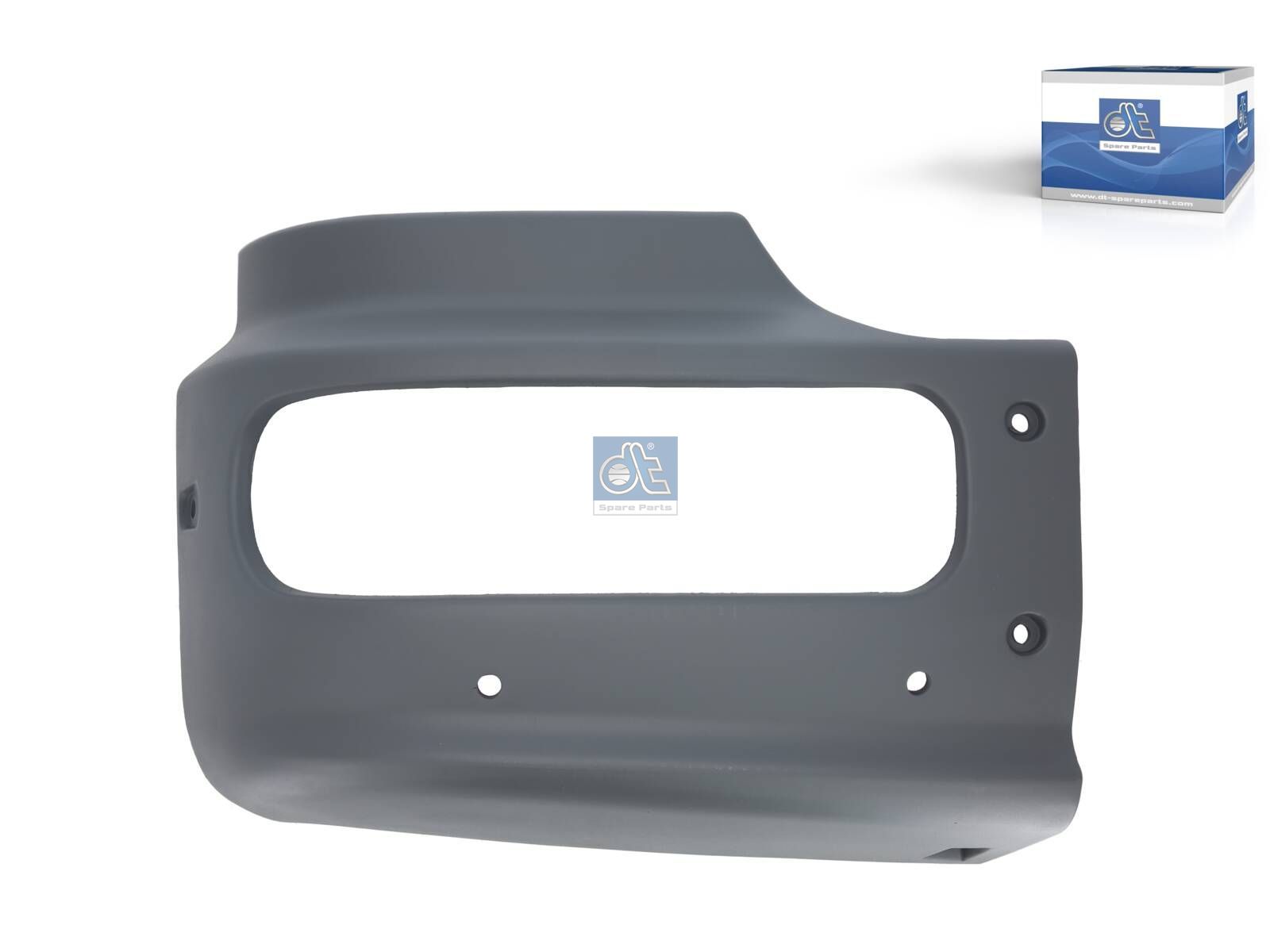 DT Spare Parts 4.62407 Bumper, right, grey