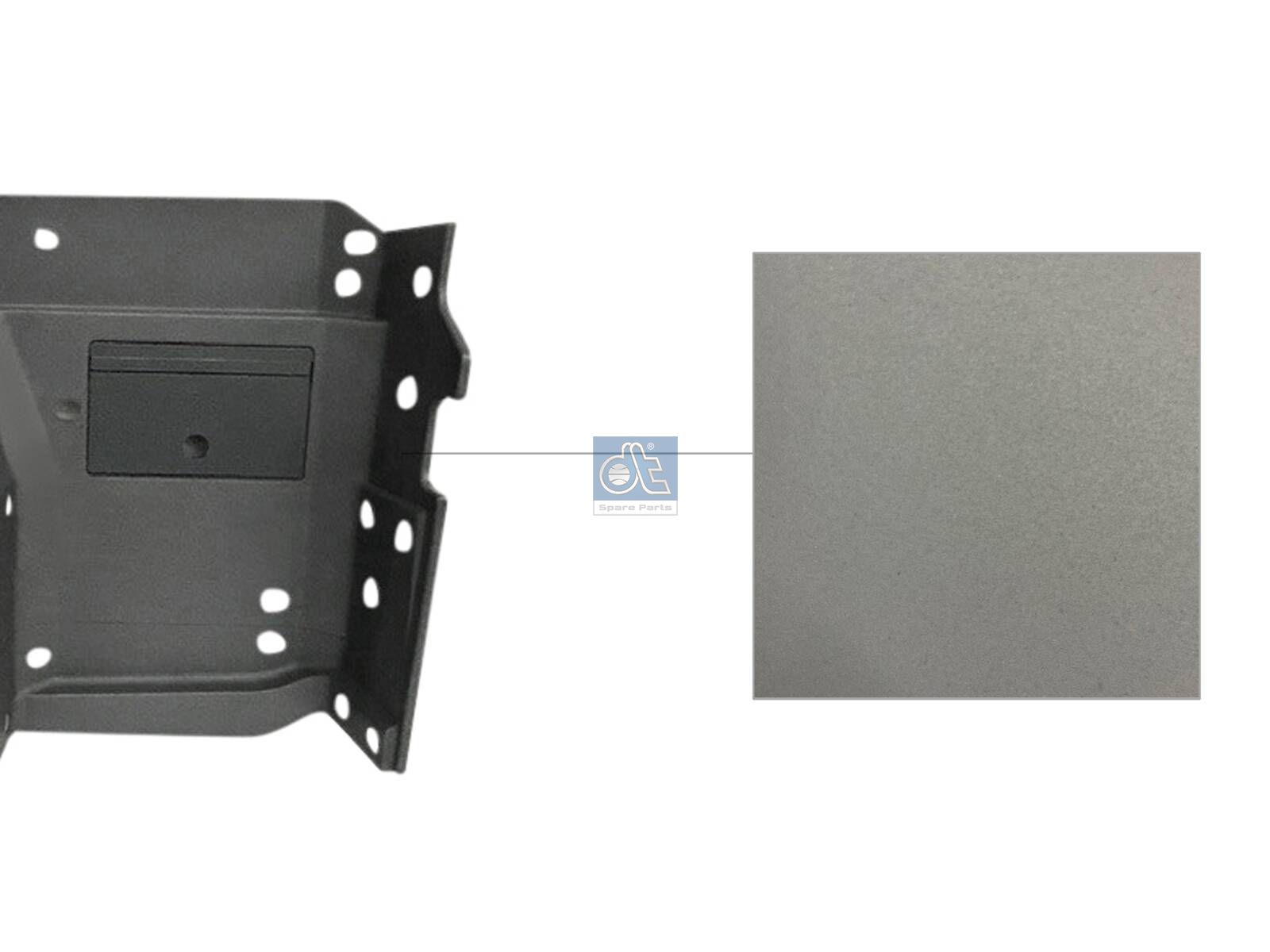 DT Spare Parts 4.62460 Step well case, right, cabin height 930 mm