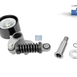 DT Spare Parts 4.62702 Belt tensioner, with steel roller, D: 80 mm, W: 48 mm