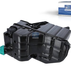 DT Spare Parts 4.62810 Expansion tank, with caps, without sensor, 12.2 l, L: 566 mm, W: 289 mm, T: 444 mm