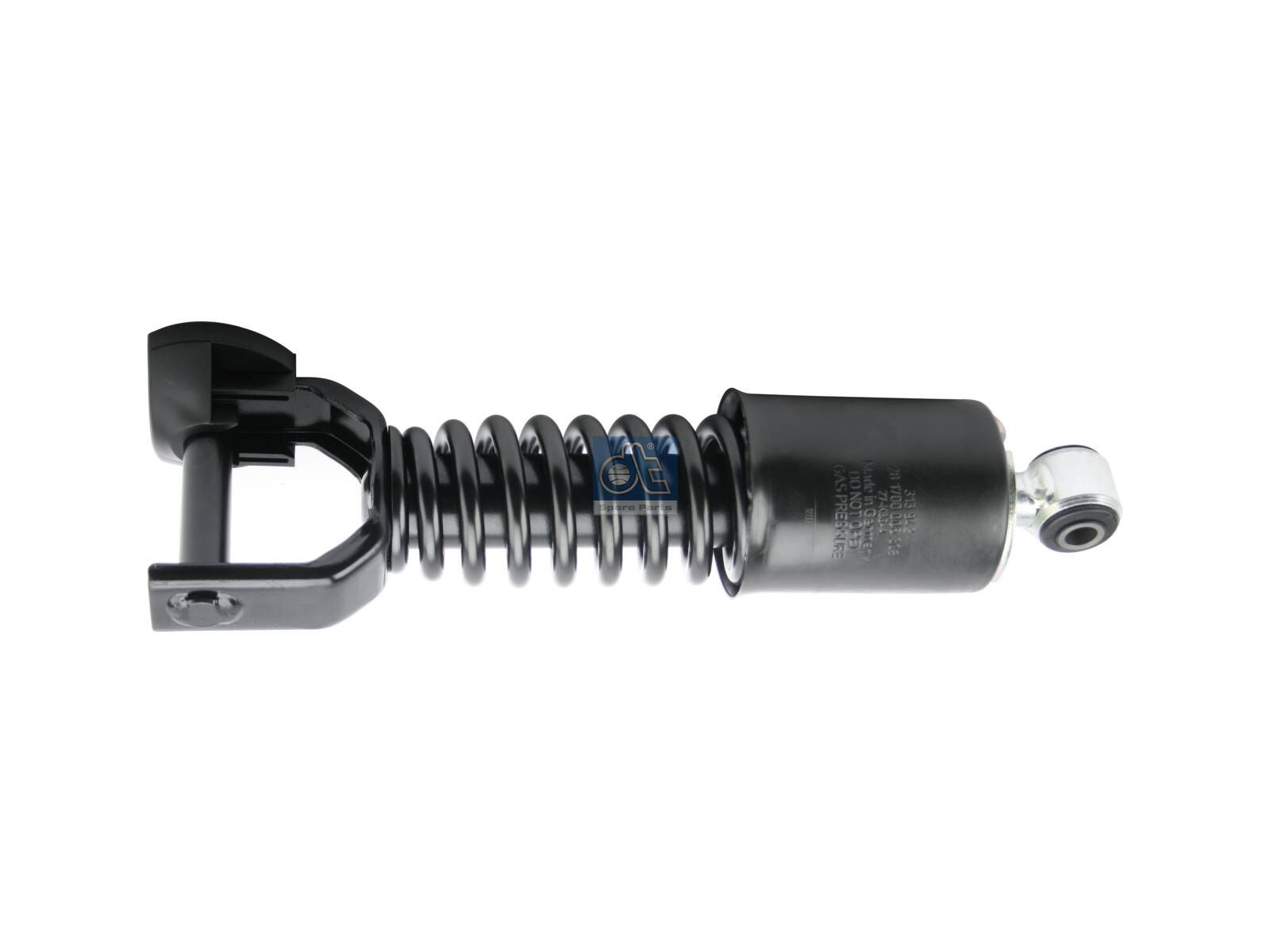 DT Spare Parts 4.62826 Cabin shock absorber, D: 38.5 mm, b: 14 mm, Lmin: 303 mm, Lmax: 370 mm