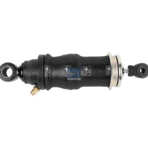 DT Spare Parts 4.62842 Cabin shock absorber, with air bellow, D: 44.5 mm, b: 14 mm, Lmin: 248 mm, Lmax: 346 mm