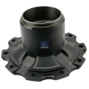 DT Spare Parts 4.63150 Wheel hub, without bearings, d1: 110 mm, d2: 150 mm, D: 378 mm, 10 bores, b: 22 mm, H: 176 mm