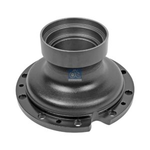 DT Spare Parts 4.63345 Wheel hub, without bearings, d1: 145 mm, d2: 160 mm, D: 369 mm, 10 bores, b: 22 mm, H: 204 mm
