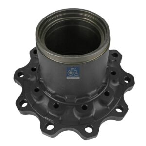 DT Spare Parts 4.63346 Wheel hub, without bearings, d1: 140 mm, d2: 140 mm, D: 380 mm, 10 bores, b: 22 mm, P: 335 mm, H: 213 mm