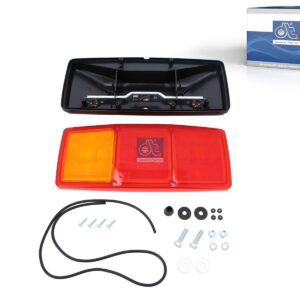 DT Spare Parts 4.63473 Tail lamp, right, without bulbs, Lb: 152 mm, L: 344 mm, H: 147 mm, T: 72 mm, P21W, 12/24 V
