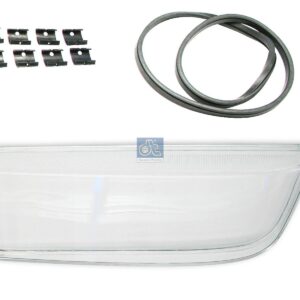 DT Spare Parts 4.63504 Headlamp glass, left, complete