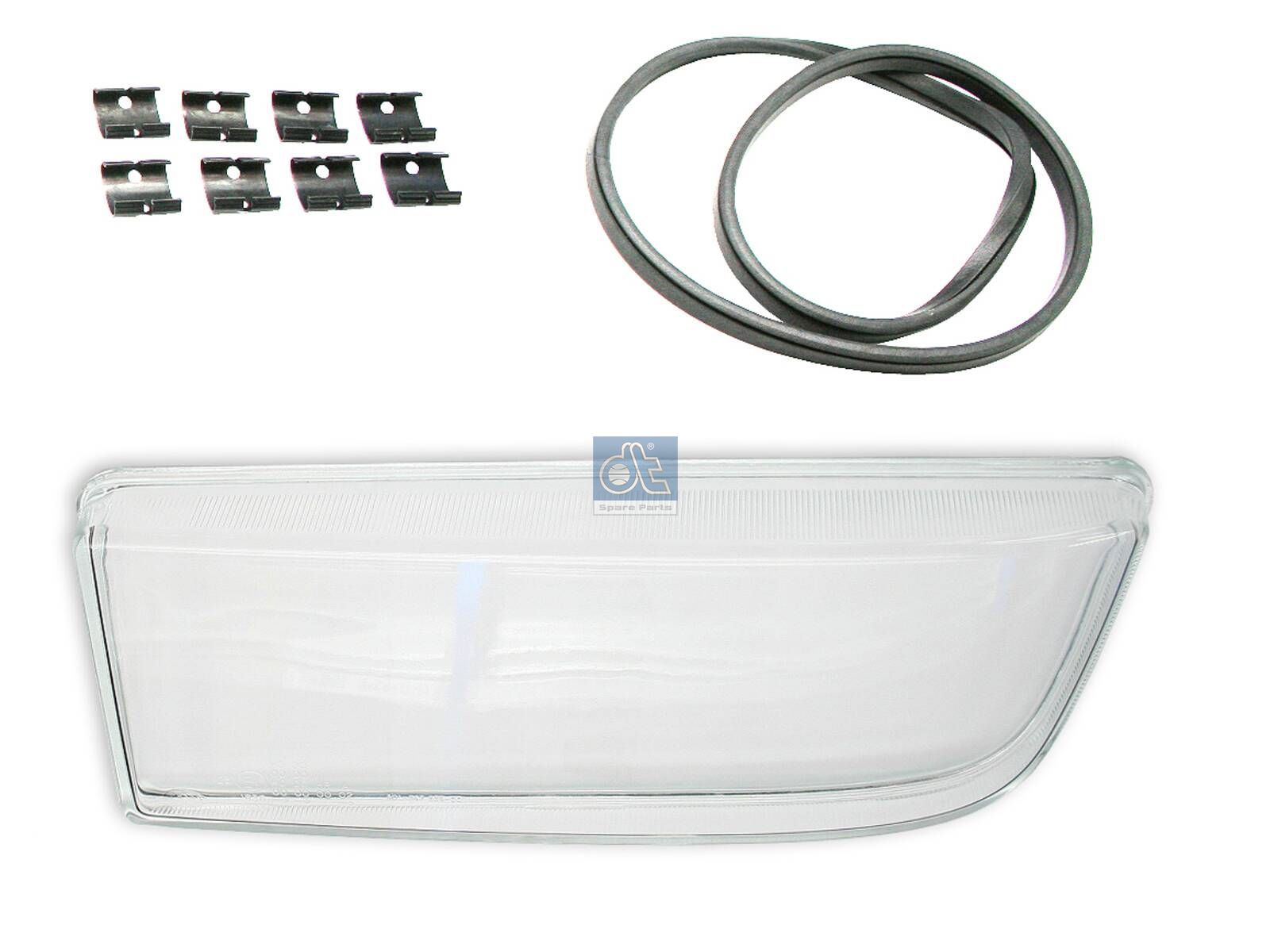 DT Spare Parts 4.63504 Headlamp glass, left, complete