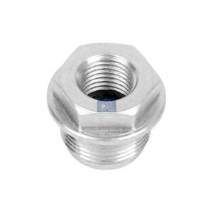 DT Spare Parts 4.63755 Pipe union, feed pump, M14 x 1,5, M22 x 1,5, SW: 22, H: 23.8 mm