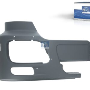 DT Spare Parts 4.64000 Bumper, plastic, right, grey